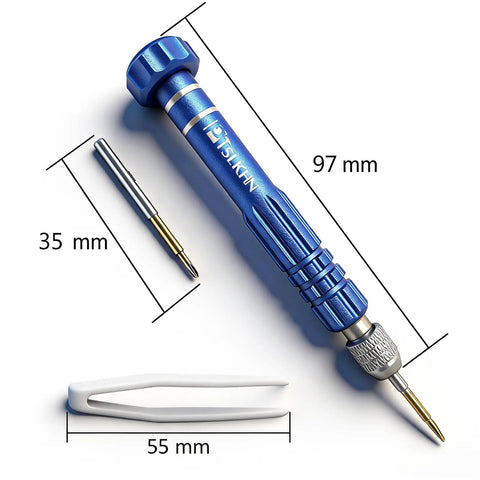 All In One Eyeglass Repair Kit With S2 Steel Screwdriver And Fifteen Screw Sizes For Quick At Home Repairs Of Glasses Frames