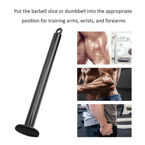 Heavy Duty Barbell Loading Pin For Diy Gym Setup Steel Weight Pin With Non Slip Sponge Base 250 Lb Capacity 12.6 Inch Length