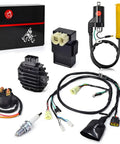 Honda Wiring Harness Ignition Kit With CDI Box Spark Plug Regulator Relay Coil For Sportrax 400 TRX400EX 1999 2004