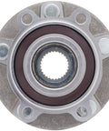 2-Pack Front Wheel Hub Assembly Set, Steel, Ball Bearing, 66.9mm Bore, Fits 2014-2018 Mazda 3 And 2016-2021 Mazda CX-3, Front Left And Right, Replaces WA513354 And HA590523, Built For Your Daily Driver, top view