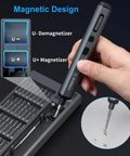 Mini Electric Screwdriver Kit With 70 In 1 Bits, 64 S2 Precision Bits, 5 Torque Settings, 4 LED Lights, Pocket Size Power Screwdriver