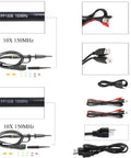 Oscilloscope probes and cables for 2 In 1 Oscilloscope And Arbitrary Waveform Generator With Beefy 150MHz Bandwidth