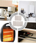 Collage of home appliances with Five Pack Microwave Oven Mica Plates And Sheets Set for heat resistant insulation