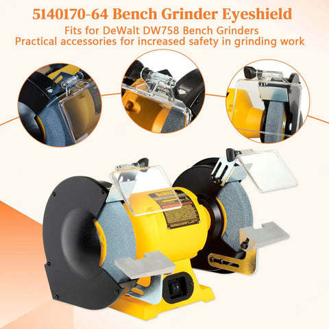 Eyeshield For Bench Grinder Replacement Shield 4 Pack Type II Compatible Fits Most Electric Bench Grinders 4.5 By 3.5 Inch Guard