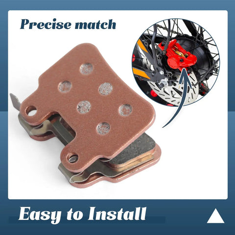 E-Bike Brake Pad Replacement For Q20 Q20 Pro H26 Pro E-Bicycle With XD-KLBS-DOT4 Hydraulic Brakes, metal caliper, easy install