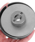 Stylish Steel Coil Spring For Drill Press Spindle Repair With Bouncy Elasticity And Easy Install Fit For Milling Machine Metalworking Tool Replacement Part held in hand, showing round steel design.