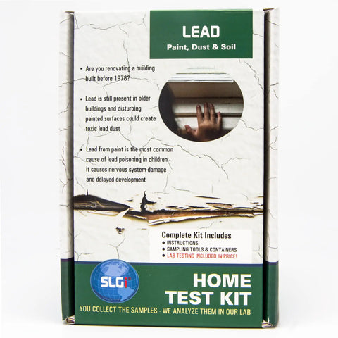 Lead Test Kit For Paint, Dust, Or Soil 5 Pack With EPA Approved Method, packaging detail and instructions visible.