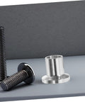 Gatuida 2 Pack Stainless Steel Quick Connector Hose Clamps With Leakproof Seal For Garden Water Pipe Repair And Hydraulic Line Adapter Making Easy Diy Connections A Snap, black threaded bolts