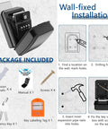 Lock It Down Tight With This Solid Window Mount Security Box designed with a four digit combo dial and emergency key, includes installation tools.