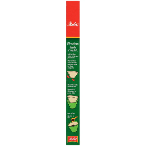 Instructions on how to use Unbleached Natural Brown Cone Coffee Filters Size Six, 40 Count Per Box, 12 Boxes Total 480 Filters