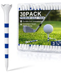 Durable Plastic Golf Tees 30 Pack Three And A Quarter Inch With Low Friction Four Prong Head for straighter drives