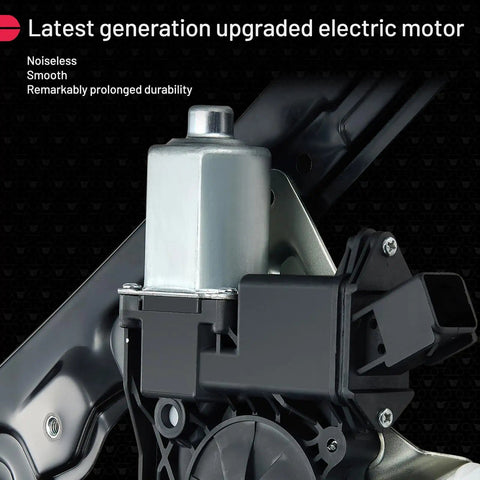 Close-up of Power Window Regulator With Motor Front Left Driver Side For Chevy Cruze 2010 2011 2012 2013 2014 2015 2016