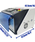 Automatic Wire Stripping And Bending Machine 110V 750W Heavy Duty Electric Crimping Tool with blue protective cover and control panel.