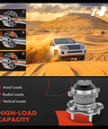 Rear Wheel Bearing And Hub Assembly 5-Lug Compatible With Nissan Rogue 2008 2013 And Rogue Select 2014 2015 FWD Only High Load Capacity