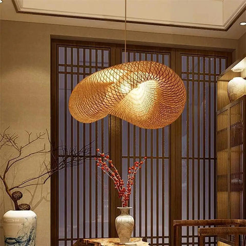 Chandelier Adjustable Hanging Light Fixtures, Modern Swing Arm Pendant,1 Long for Dining Room Kitchen Island Matte Black Finish(23.6in) in woven design.