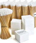 Must Have Gun Cleaning Kit With 1200 Pieces, 600 Lint Free Patches And 600 Pointed Swabs, 2 Inch Patches And 6 Inch Swabs