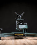 Front view of Lead Sled Solo Adjustable Recoil Reducing Rifle Shooting Rest For Range Outdoors And Stability With Height Adjustable Front Support