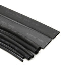 7 Size Heat Shrink Tubing Assortment Kit For Electrical Wire Wrapping Cable Insulation Sleeve 2 To 1 Ratio Perfect For Diy Projects And Quick Fixes On The Go, black tubes