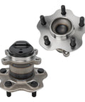 Beefy Rear Wheel Bearing Hub Assembly For Nissan Sentra 2013-2019 5 Lug Durable Replacement Part with visible lug nuts and hub design.