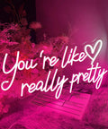 Massive Neon Sign That Reads You Are Really Pretty LED Neon Lights For Bedroom Home Bar Party Wall Decor