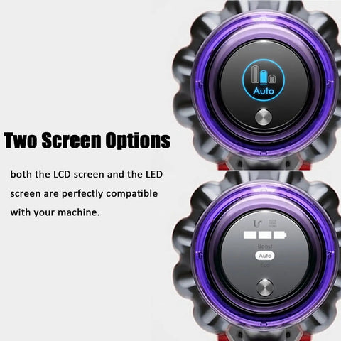 Two screen options for Replacement Motor Head Main Body Assembly For V11 SV14 SV15 Vacuum Cleaners, Pro Grade Motorboard