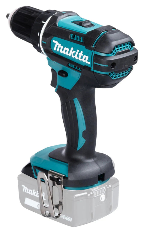 Badass Compact 18V Cordless Driver Drill Body Only equipped with heavy duty metal gears and twenty two clutch settings.