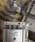 Fresh 1pcs Dual Rod Cylinder CXSM10 Series Pneumatic Component For Machine Gear Build With Smooth Stroke Control And Durable Steel Rods, top view.