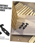 Two Pack Flexible T Handle Draw Latches With Rubber Seal Beefy Heavy Duty Toolbox Locks on aviation boxes
