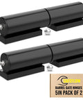 Heavy Duty Weld On Hinges For Metal Gates And Trailers With 5 Inch Barrel And Steel Construction 550 Pound Load Capacity Ball Bearing