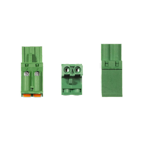 Three green antenna adapters for Compact 9 To 1 Balun With Input Protection In Aluminum Enclosure For HF And Shortwave Antennas.