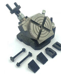 3 Inch Tilting Rotary Table 80 Mm Diameter With M6 Clamp Kit For Milling Machines Adjustable Tilt From 0 To 90 Degrees Lockable Position
