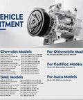 Shop Grade Air Conditioning Compressor With Pre Mounted Clutch Fits Chevy Blazer C K Series Suburban Gmc Yukon Escalade Straight Bolt Up Refreshes Your Whip Quick 1996 To 2000 vehicle fitment guide showing compatibility details.