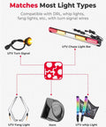 Universal UTV Turn Signal Column Switch With 110D Horn Ready To Install compatible with various UTV and golf cart lights