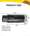ORIXTREME diamond core drill bit, 35mm diameter with 5/8-11 thread, 100mm total length