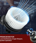 Durable Drop In Ready AC Heater Blower Motor Fan Assembly For Toyota Corolla And Prius, showing premium motor and airflow