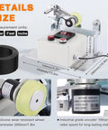 Game Changer Digital Length Counter With Grip Tight Measuring Wheel, showing a silicone wheel and control panel.