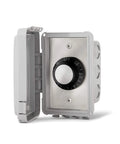 Infrared Heater Input Regulator With Single Flush Mount Control And Weatherproof Cover, 240 Volt, compatible with heaters 14-4210