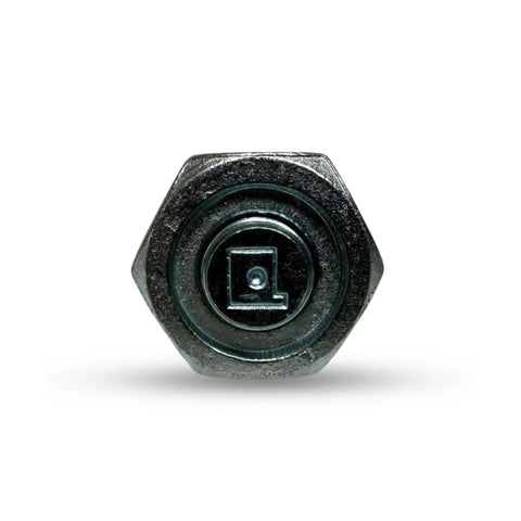 Premium Sanwa Front Left Wheel Nut And Stud Kit For Isuzu Trucks Like NPR NQR Plus HD Models With M20x53 Right Hand Thread Perfect Fit For 1995 To 2025 Diesel Gas Engines Keeping You Locked Tight On The Road close-up black hex wheel nut