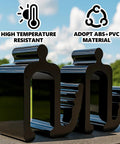 Wagon Side Hooks Upgrade Heavy Duty 30Kg Capacity Must Have Two Pack For All Wagons Stroller Hooks Space Saving Travel Organizer And Non Slip Grip For Bags And Accessories, showing black hooks with temperature resistance and ABS+PVC material text.
