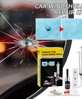DIY Windshield Crack Repair Kit With Quick Chip Resin And Pressure Syringe For Sunroofs, Trucks, Lenses, Doors, Windows