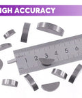 Woodruff Keys Assortment Kit Pro Grade 205Pcs 12 Sizes 3mm 4mm 5mm 6mm half moon bond keys with ruler for measurement