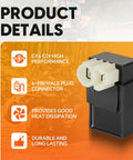 GY6 6 Pin AC CDI Box With Plug Connector Direct Replacement For 50cc 125cc 150cc Scooters Mopeds ATVs