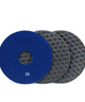 The New 3pc 6 Inch Diamond Polishing Pads For Granite Marble Concrete Grinding Dry Use Flexible Abrasive Wheels for high gloss