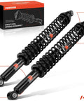 Rear Towing Shocks Absorbers With Coil Spring Load Adjustable System For Trucks Two Pack Heavy Duty Shocks with product box