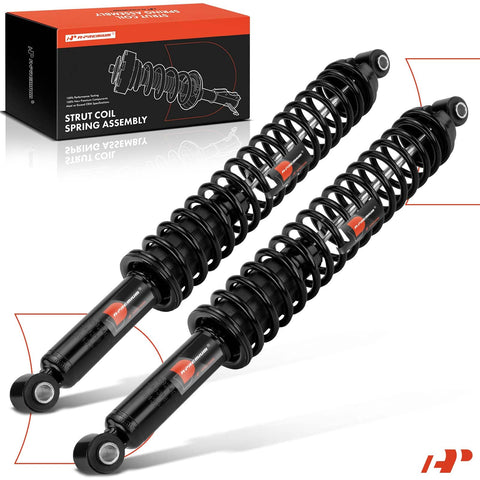 Rear Towing Shocks Absorbers With Coil Spring Load Adjustable System For Trucks Two Pack Heavy Duty Shocks with product box