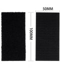 2x4 Inch Self Adhesive Hook And Loop Tape Set, Industrial Strength Sticky Back Fasteners For Indoor Outdoor Use, close-up view