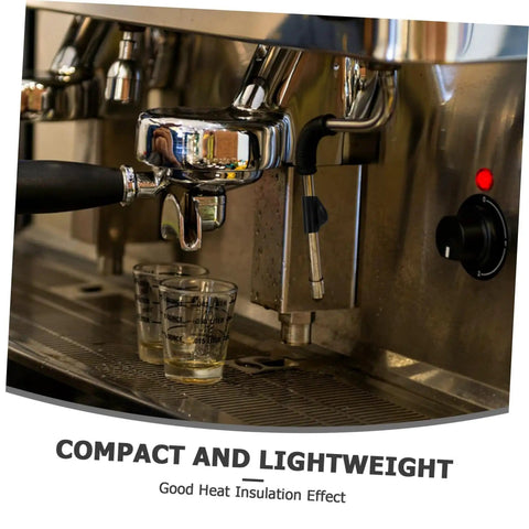 Steam wand rubber sleeve for coffee machine accessories kit with pipe insulation tube and elbow cut guide easy install