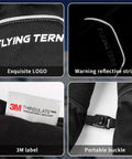 Close-up of Waterproof Thermal Ski Gloves With 3M Thinsulate Insulation For Snowboarding Cycling And Mountaineering Non Slip Grip details