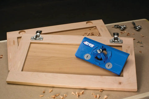 Drawer Slide Jig And Concealed Hinge Jig Kit For Cabinets And Desks with 35mm hinge jig on wooden frames