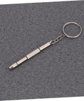 Premium Stainless Steel Micro Screw Kit With Tiny Screwdriver And Tweezers slim screwdriver keychain tool for easy repairs